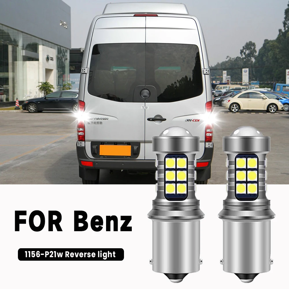 Luz de Backup LED para Mercedes Benz Sprinter, lâmpada reversa, Acessórios Canbus, B901, B902, B903, B904, B905, B906, B907 2pcs