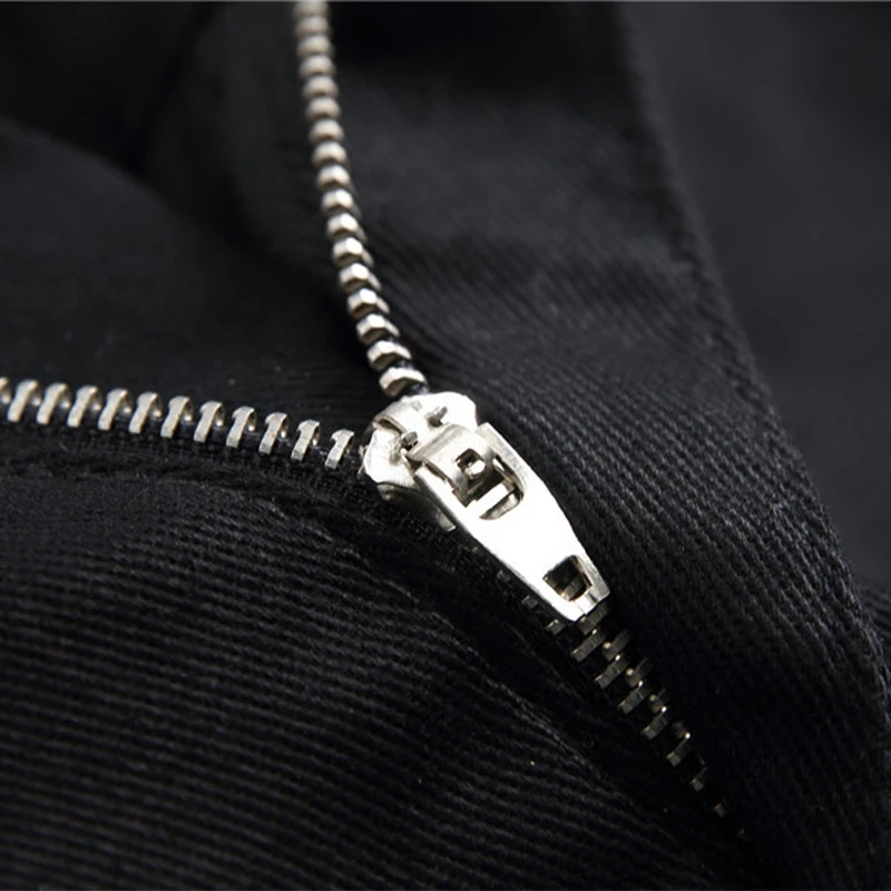 الشارع المطبوعة زر الرجال السراويل المستقيمة المألوف عالية الخصر الملونة الكتابة على الجدران طباعة سستة الدنيم السراويل الرجعية الذكور السراويل #4