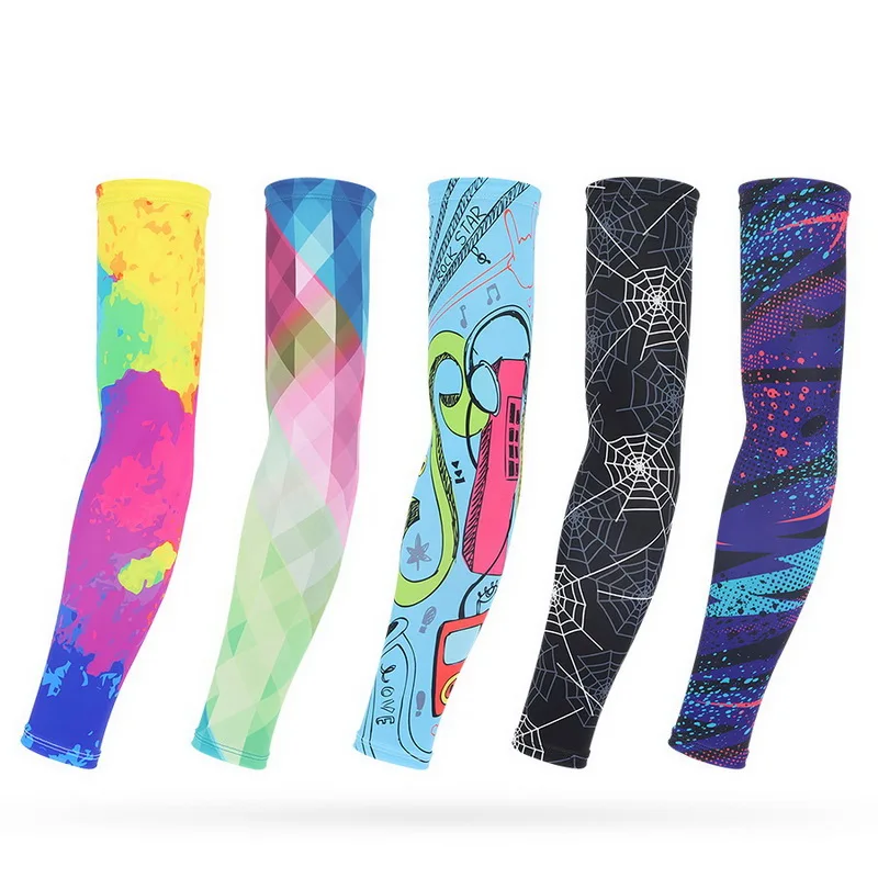 1 Paar Armstulpen für Damen und Herren, Sonnenschutz, UV-Schutz, Tattoo-Ärmel, für Motorrad, Armstulpen, Gaming-Manschetten, kühlende Armwärmer
