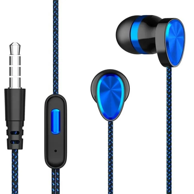 3.5mm In-Ear Headset Deep Bass Sound Headphone Sports Earphones For Smartphones Samsung Huawei Xiaomi IPhone Wire Sony Headset