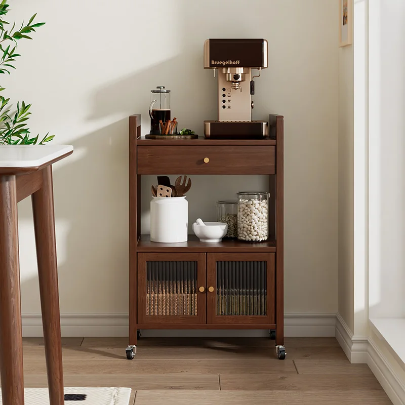 

Solid Wood Minimalist Living Room Cabinet Kitchen Rack Storage Tableware Cabinet Geutanyoe Dan Geuapeu Dining Room Furniture