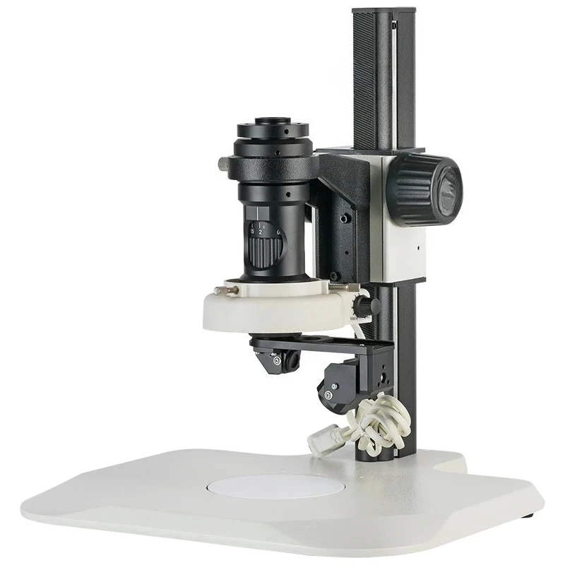 2D/3D microscope continuous zoom lens 20X-150X manual and 3D free switching 360 ° rotation