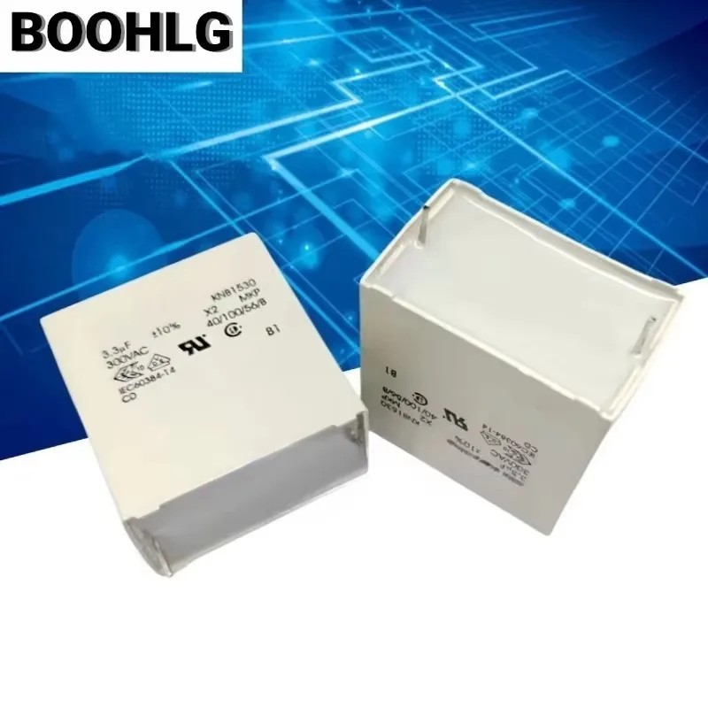 5pcs 300VAC 3.3UF 300V~X2 3U3 MKP KNB1530 safety capacitor 27.5MM