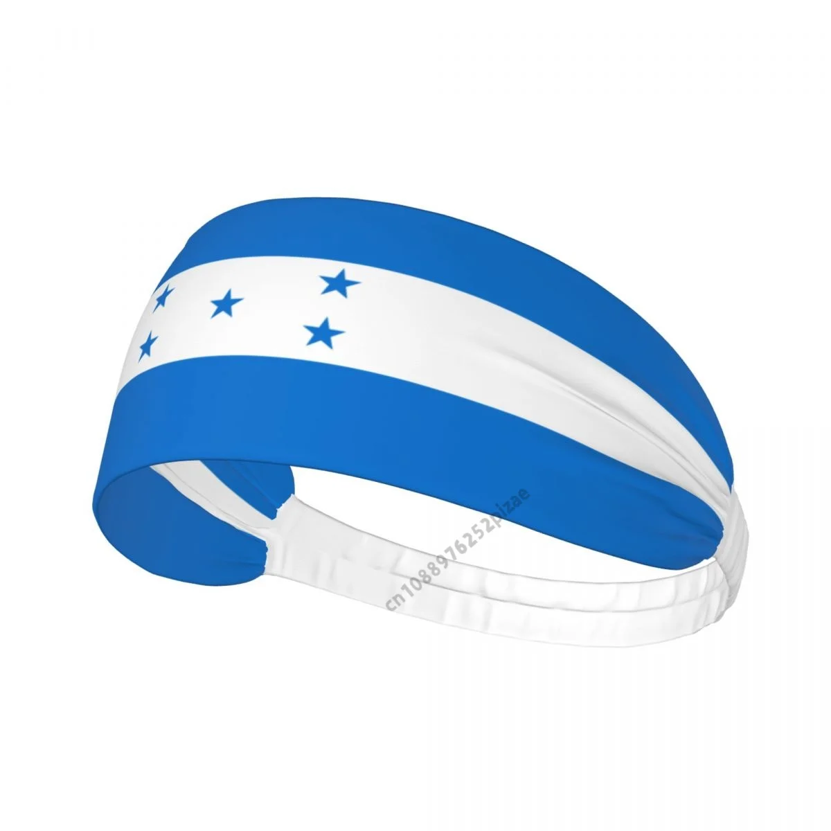 

Honduras Flag Men Women Bands Elastic Wide Headbands For Yoga Sports Fitness Exercise Tennis Running Gym Dance Athletic