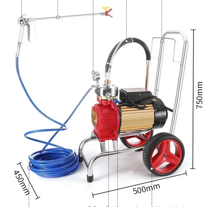 Juncheng Superior Electric Airless Paint Pump Machine Easy to Operate with Powerful Motor for Mortar Spraying