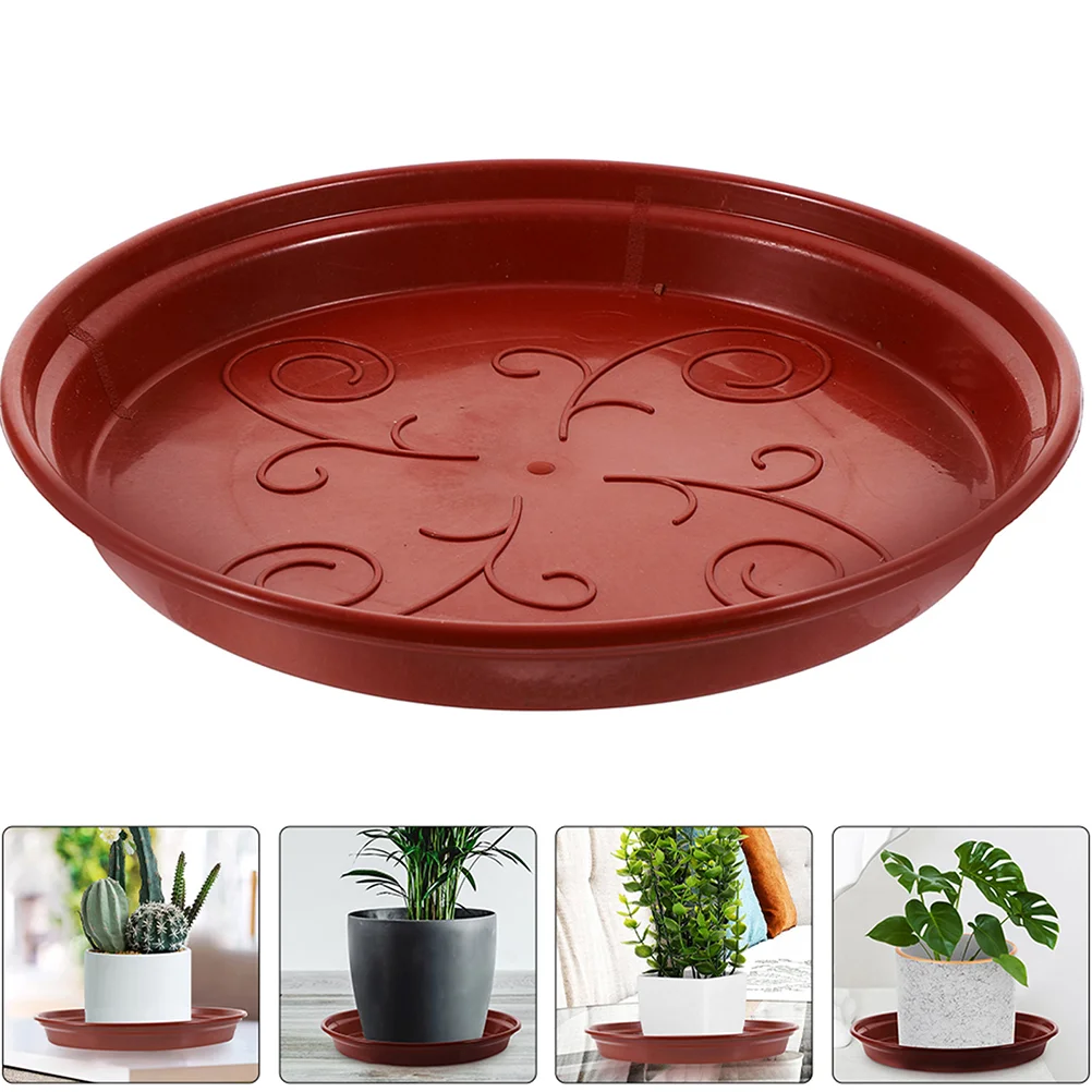 12 Pcs Plant Tray Plate for Potted Plants Drip Water Flowerpot Saucer Planter Trays Indoor to Catch Resin Pp Pots