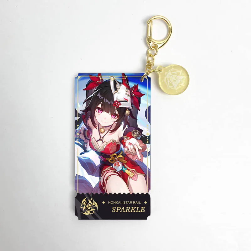 Honkai Star Rail Peripherals Acrylic keychain Dan Heng huangquan ruanmei Gepard Landau Brand New Genuine Birthday gift