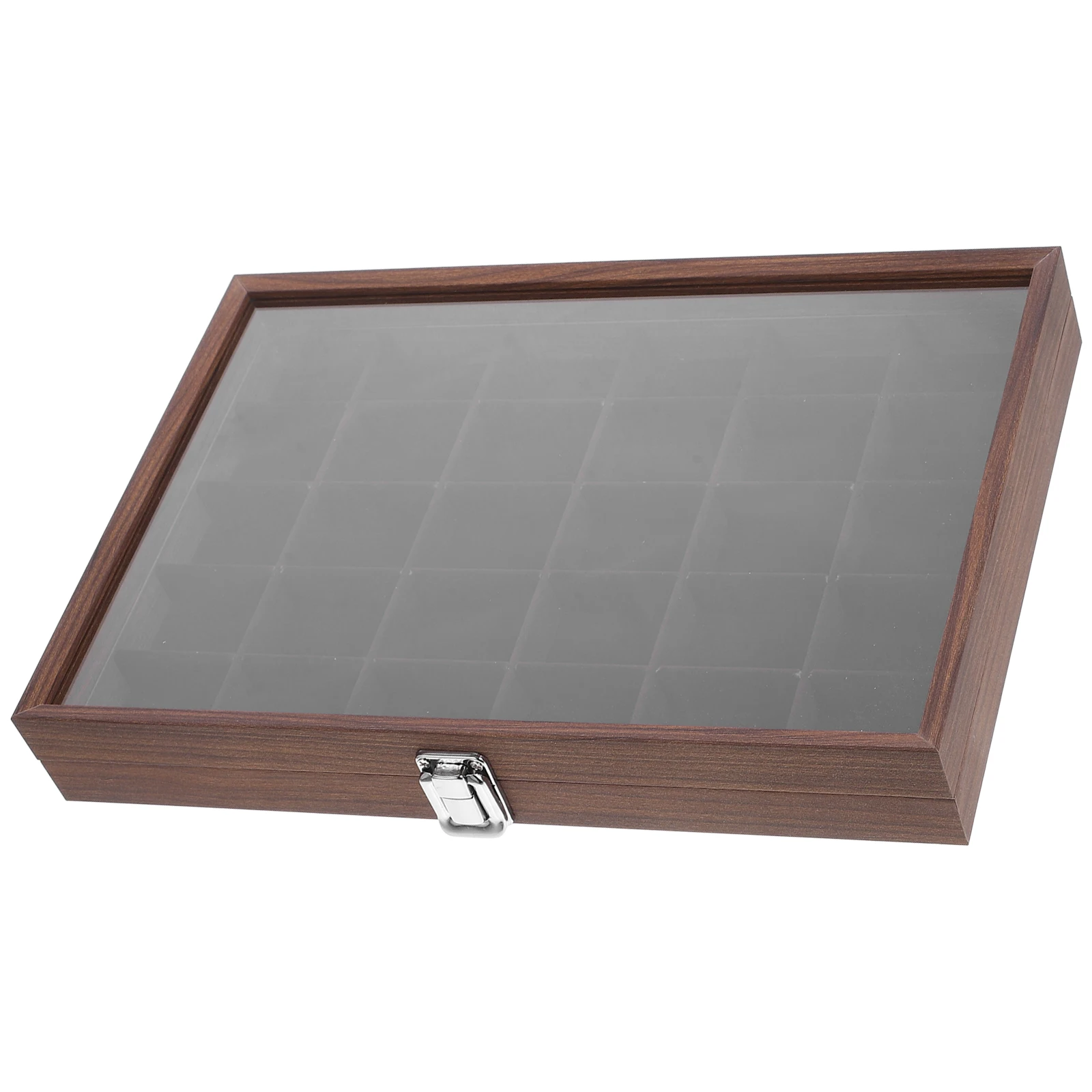 

Tea Bag Box 30 Grids Compartment Organizer Wooden Tea Bag Rack 10.24x7.68x2.36 Inches Teabag Holder Coffee Bar Kitchen