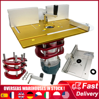 Aluminum Router Table Router Lift Insert Plate Wood Milling Flip Board Trimming Machine Engraving Table DIY Woodworking Benches