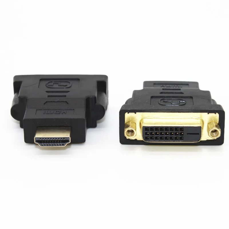 DVI to HDMI-compatible Adapter Converter HDMI Male to DVI 24+5 Female Converter Adapter 1080P For HDTV Projector Monitors