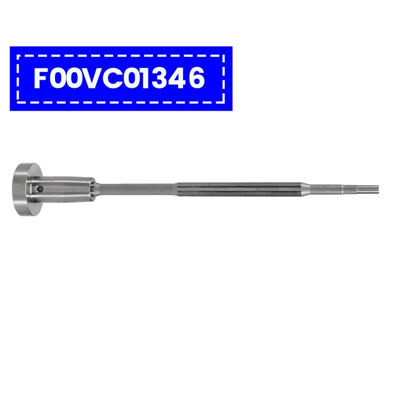 ABNF!1 Buah F00VC01346 Katup Kontrol Injektor Bahan Bakar Rel Umum Diesel Baru Logam Perak untuk Injektor Diesel 0445110253/254/726