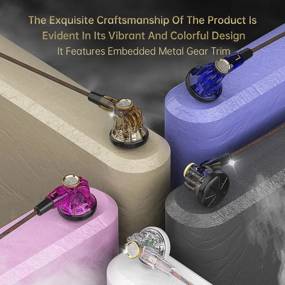 QKZ MDR سماعات رأس مسطحة 16 مللي متر كبيرة ديناميكية HIFI باس سماعات أذن رياضية سماعات أذن سلكية للموسيقى 3.5 مللي متر AUX سماعة داخل الأذن مع ميكروفون