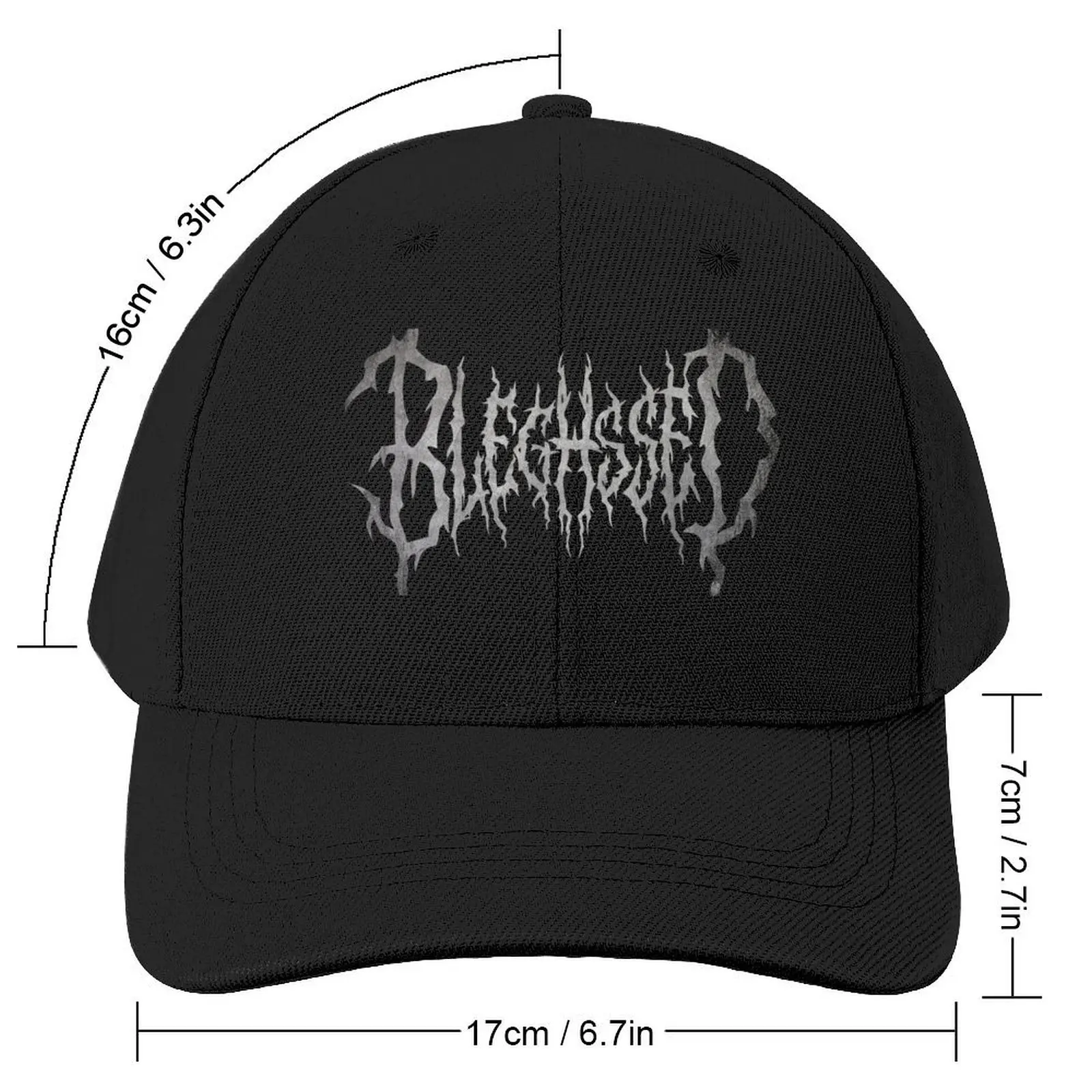 Bleghssed Metalcore Blegh Design Baseball Cap Golf Cap black Hood Man Women's