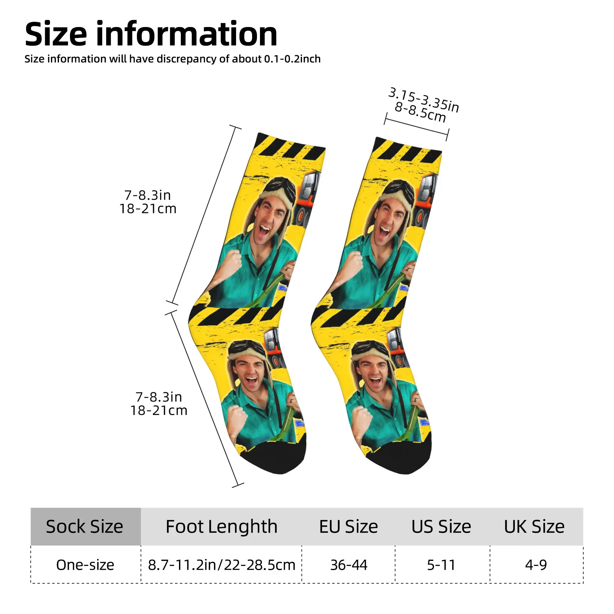Danny Go Cartoon Stockings  Graphic Gothic Socks Spring Non Slip Socks Women Men Running Sports Medium Soft Socks