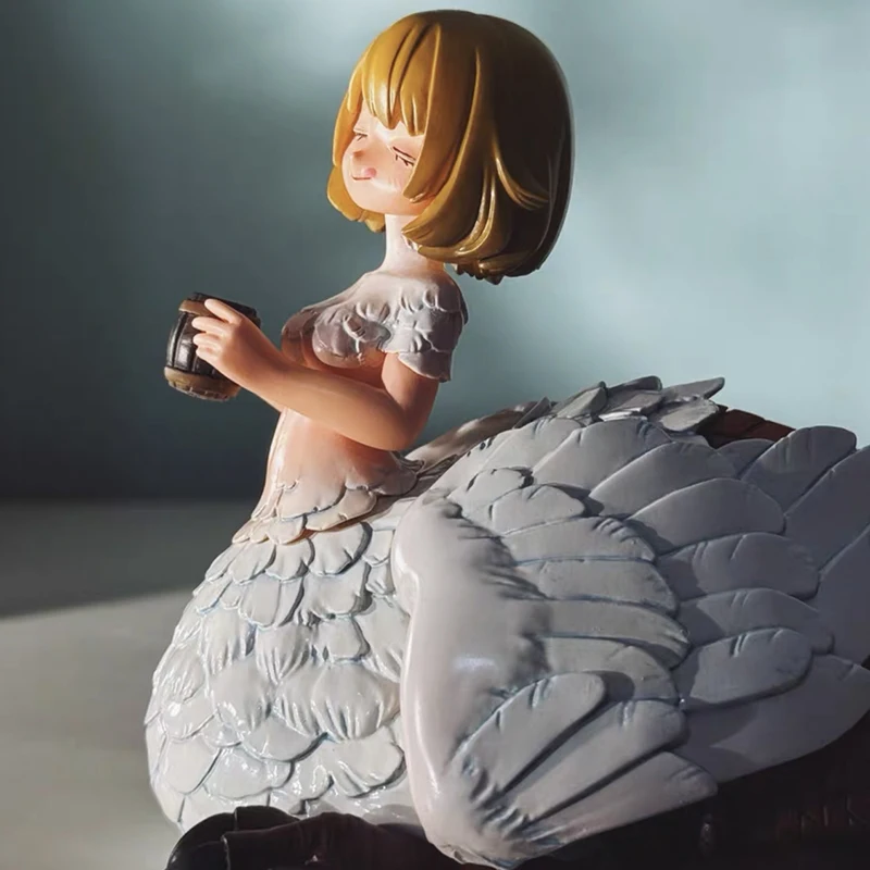 Delicioso en mazmorra Anime 10cm figura de acción Falin Touden dragón transformación juguete de modelos coleccionables para fanáticos