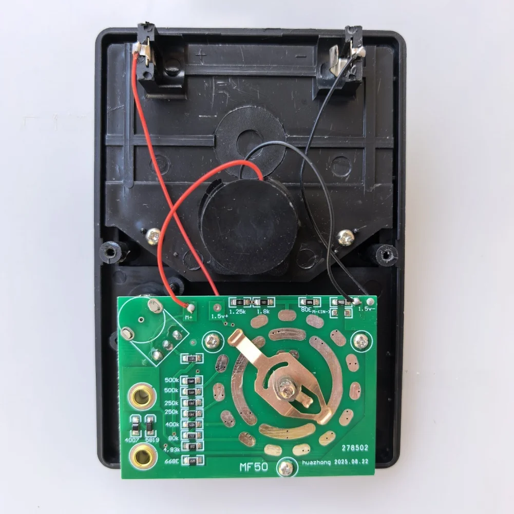MF15 Portable Analog Multimeter for Electronics Hobbyists Students For Home Maintenance and Electrical Circuit Testing Tasks