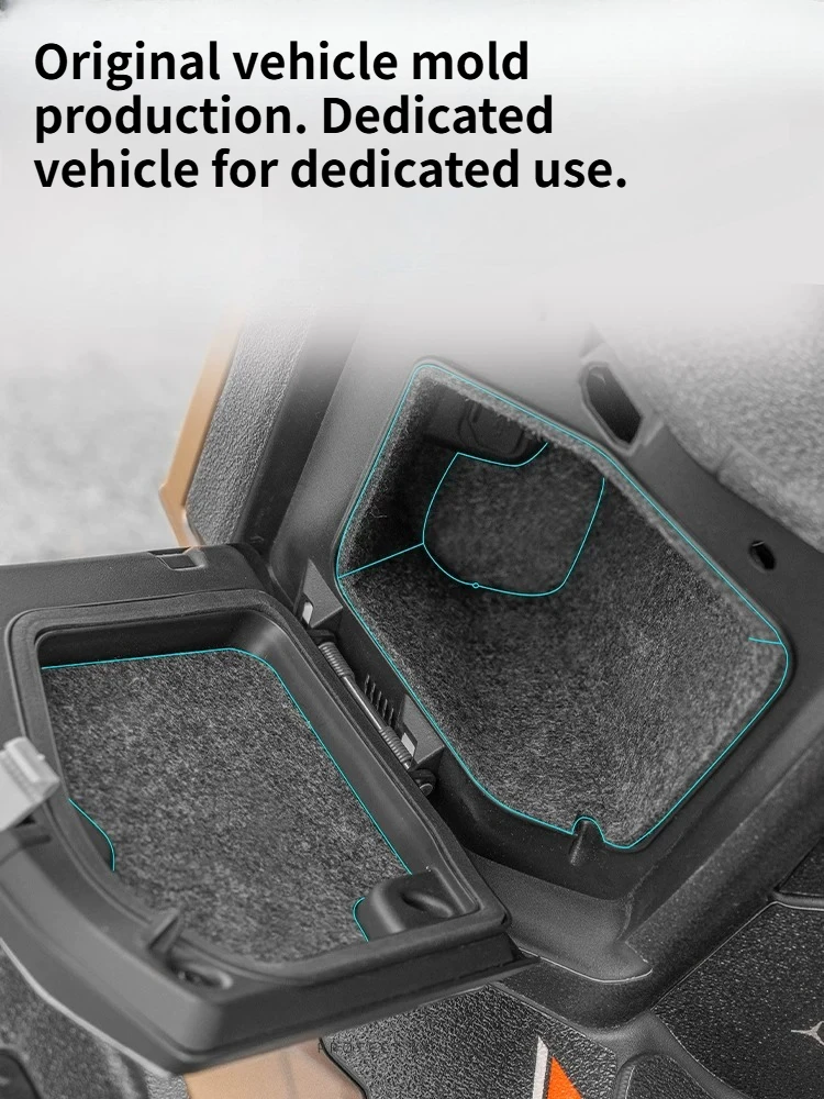 For ZONTES 150X 2026 Motorcycle Front Glove Box Inner Liner Pad Shock Absorption Anti‑scratch Storage Box Cushion Protector Mat