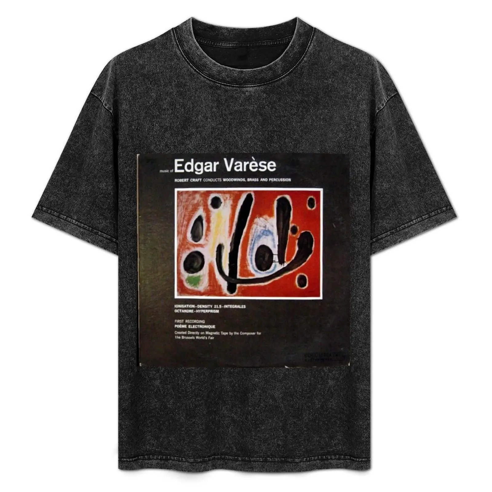 

Edgar Varese, Avant Garde, Psychedelic, Modern Art, Composer T-Shirt cotton graphic tees summer 2025 Men's clothing