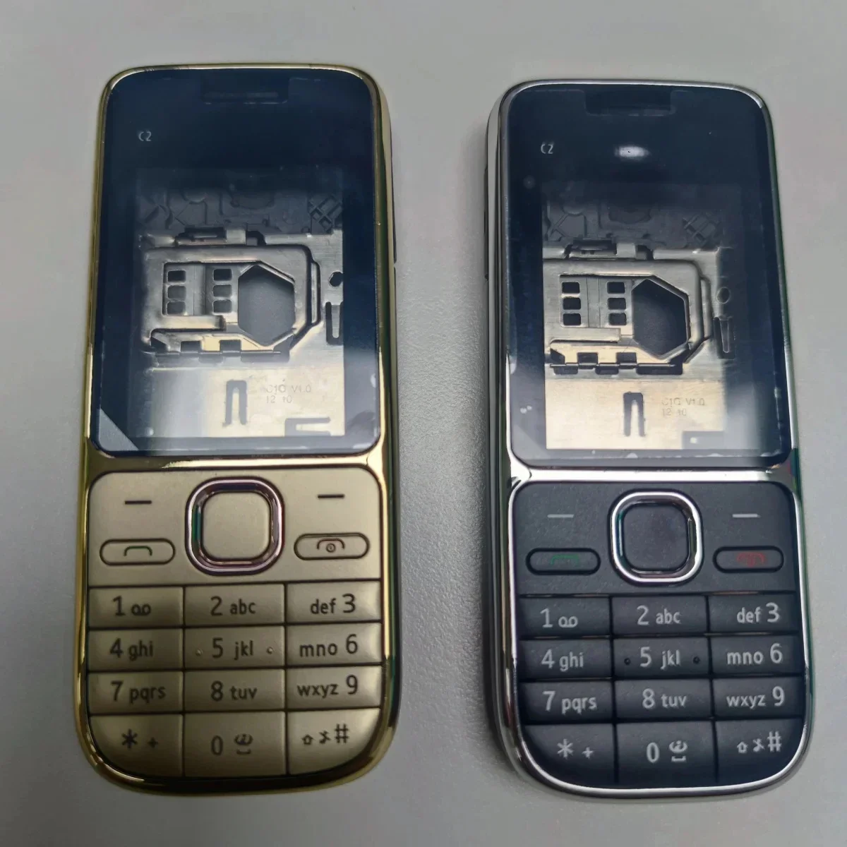 

Full Housing Case Cover For Nokia C2-01 backshell Cover Housing With Keyboard