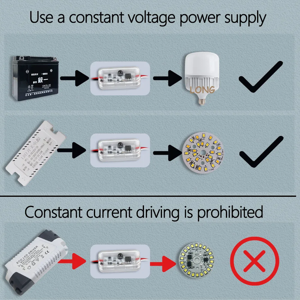 مفتاح مستشعر الضوء التلقائي على إيقاف مستشعر الضوء الكهروضوئي في الهواء الطلق مقاوم للماء IP66 تيار مستمر 12-75 فولت 3A لممر الدرج