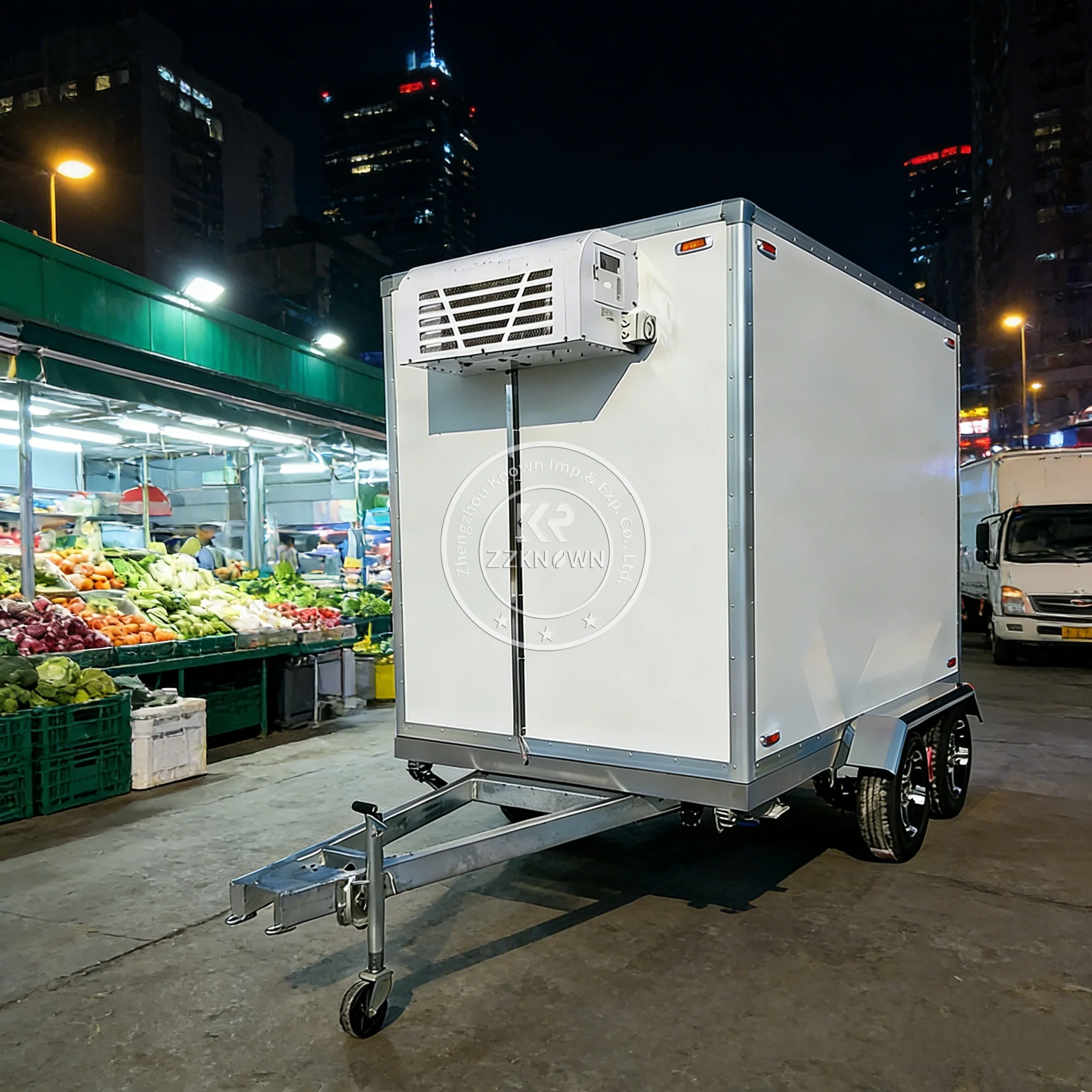 Customizable Energy-Efficient Mobile Cold Storage Trailer Cargo & Utility Trailers for Rental and Sale