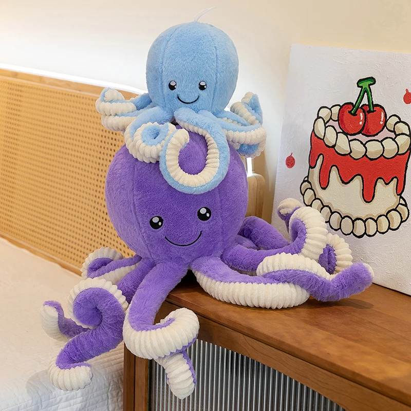 Miniso Adorable Realistic Octopus Plushie  Hilarious Octopus Toy Decor Perfect Birthday Present For Him Cuddly Cloth Doll