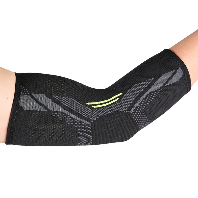 1 soporte de codo elástico para gimnasio, almohadilla protectora para codo deportivo, baloncesto, voleibol, tenis, funda para brazo, codera