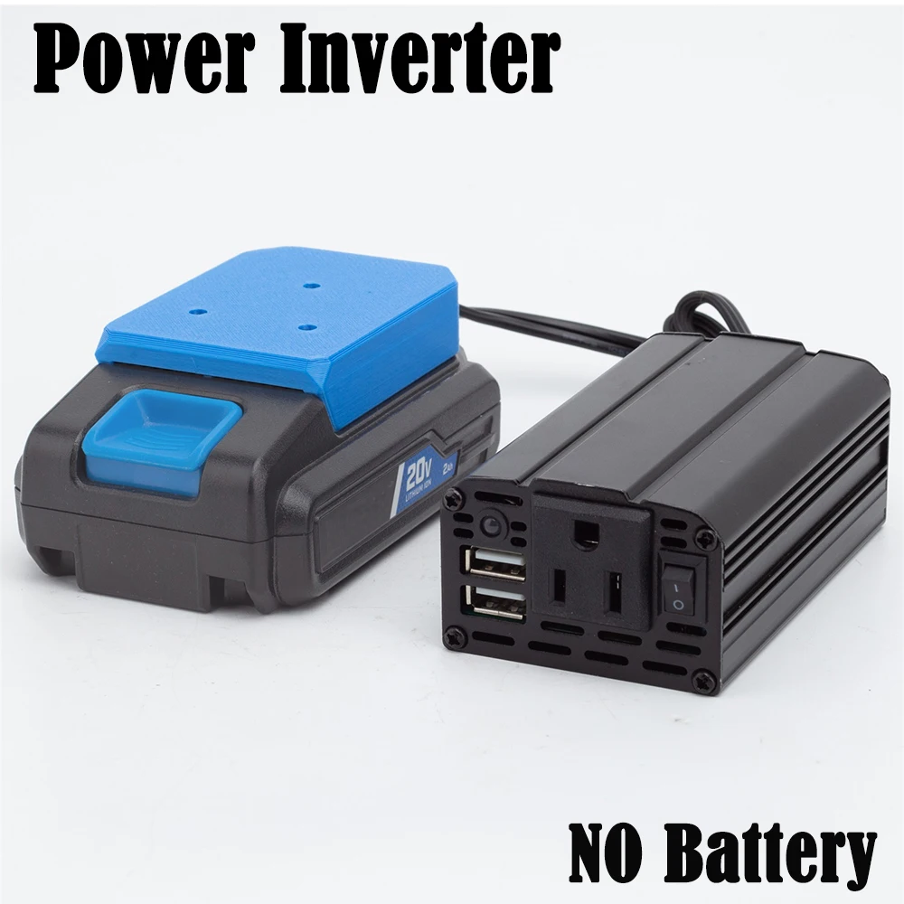 power battery inverter com interruptor e transformador usb harley 20v lithium power tool sem bateria 110v 01