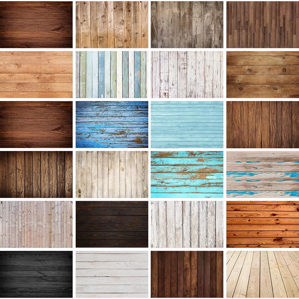 

Mehofond Wood Floor Texture Backdrop Planks Wall Baby Shower Birthday Newborn Shower Photography Background Decor Photo Props