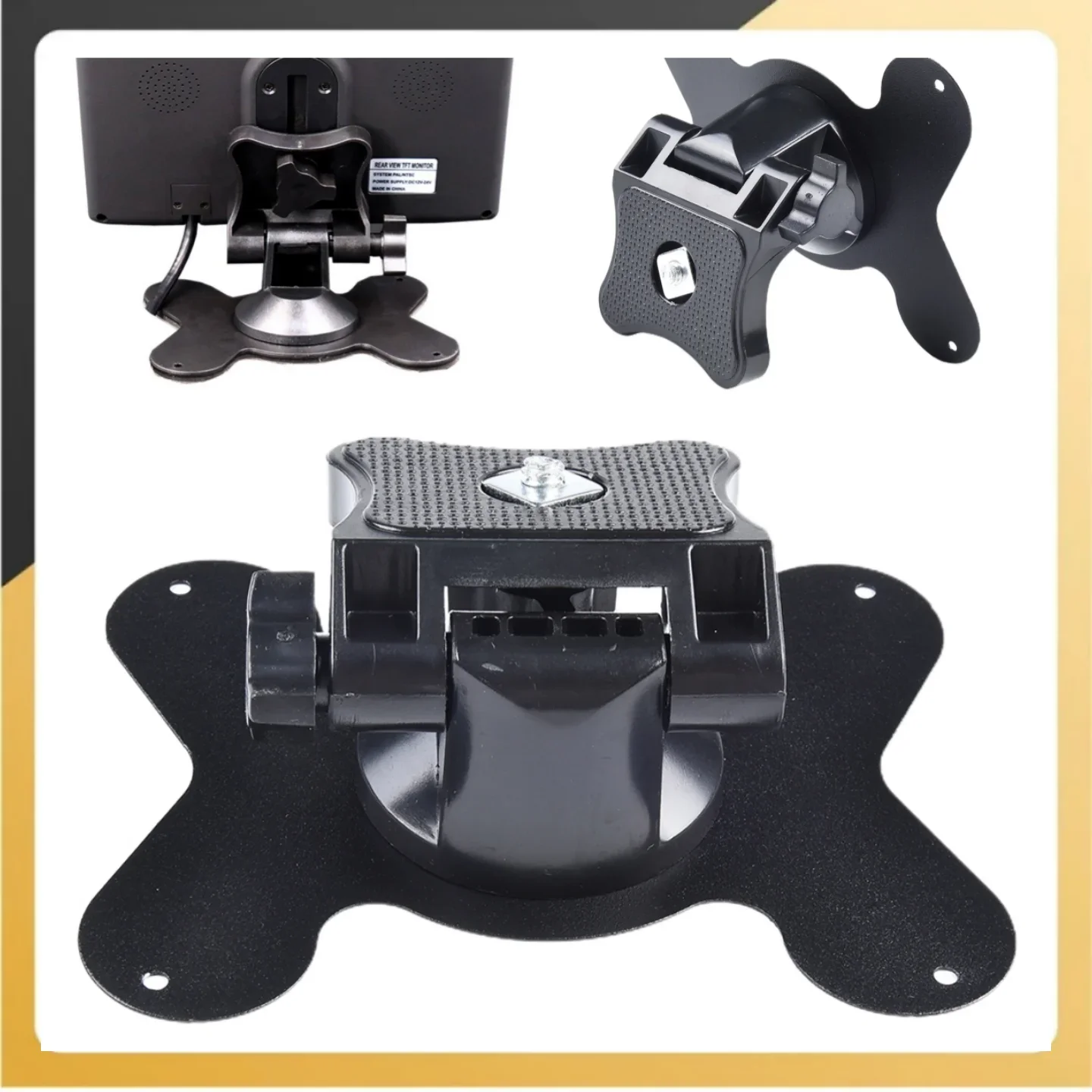 7/9 Inch Car TFT Display Bracket For Stable Monitor Attachment In The Vehicle Individually Adjustable Vertically ABS Car Stand