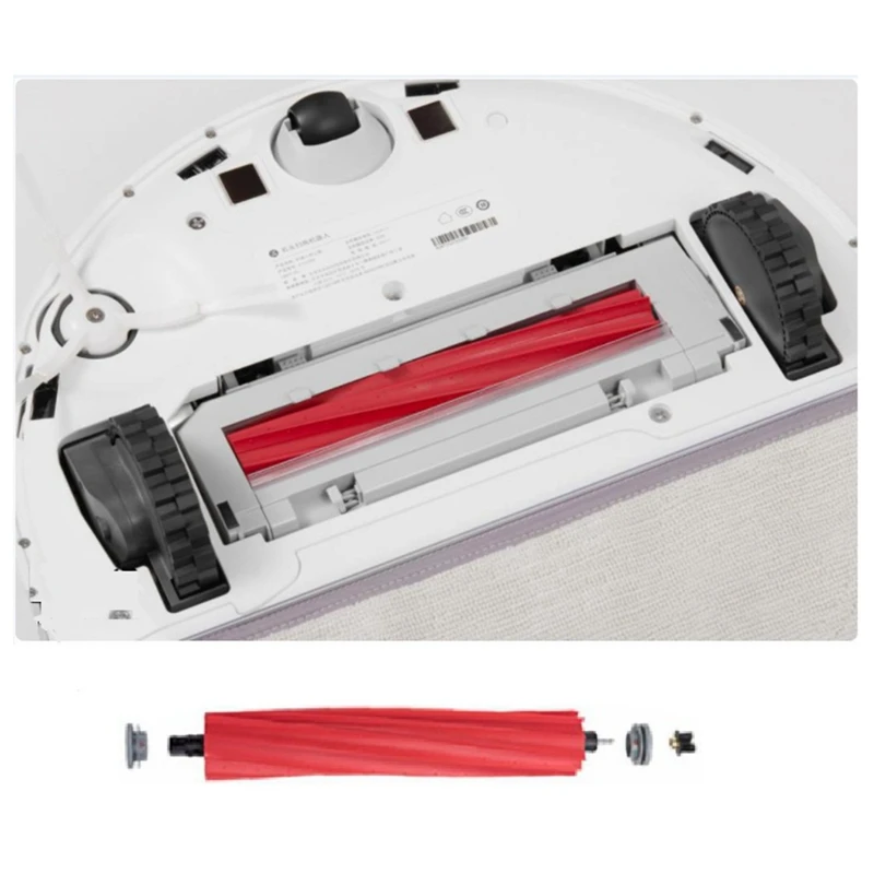 3PCS Detachable Main Brush for Roborock T8/G10S/G10S PRO/S7 T7S T7Plus Vacuum Cleaner Replacement Spare Cleaning Brush