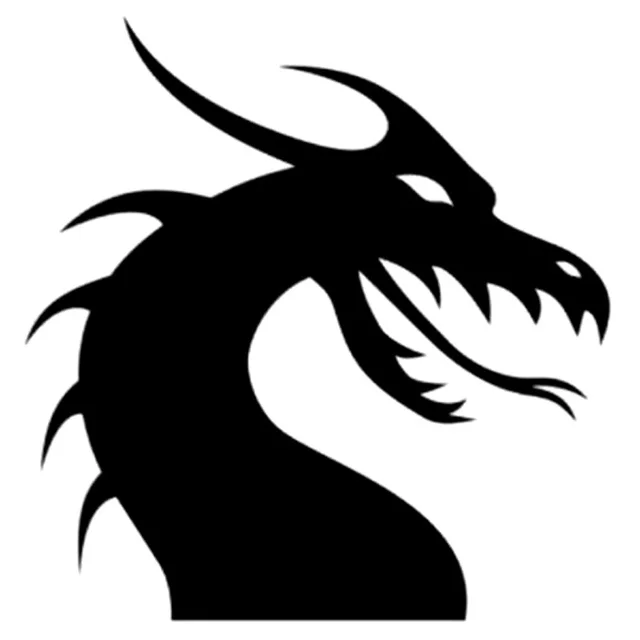 

Creative Mythical Dragon Cartoon Vinyl Car Stickers Decals Waterproof Anti-UV Car Window Body Decorative Stickers Accessories