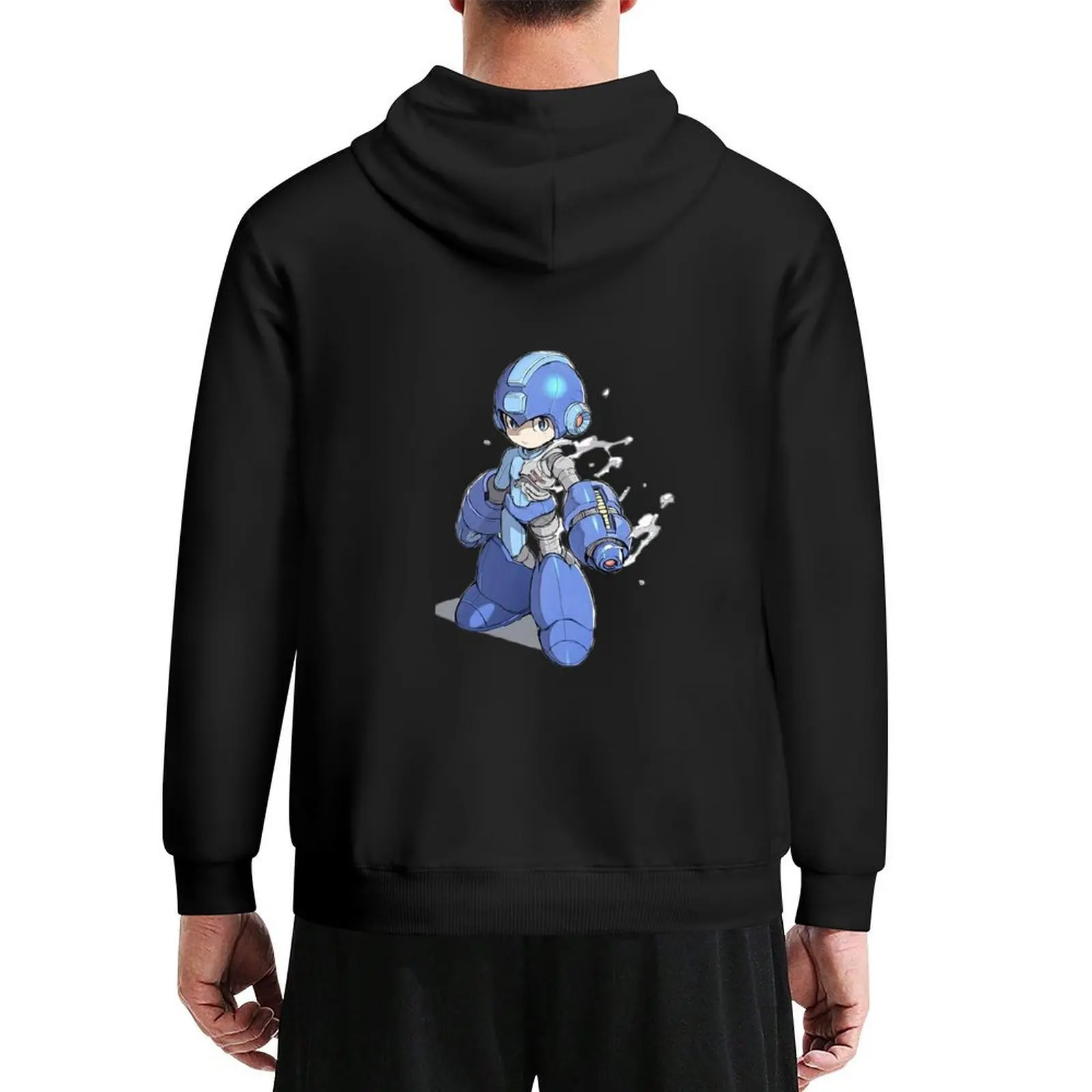 

Megaman Hoodie mens designer clothes hooded shirt mens clothes men's clothing graphic hoodies