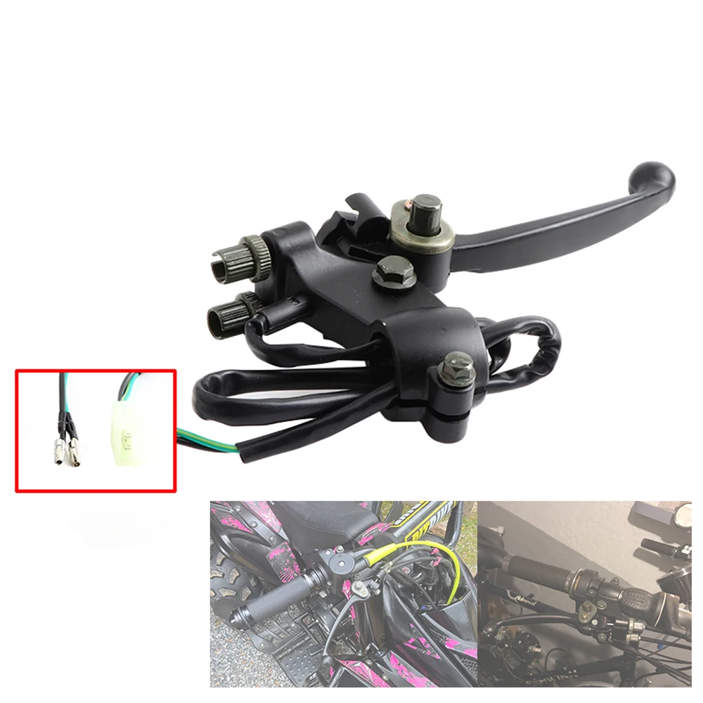 AliExpress NONE 7/8 Inch 22mm Dual Cable Wire Right Brake Lever For 49cc 50cc 70cc 90cc 110cc ATV Quad GO Kart E Bicycle Parts