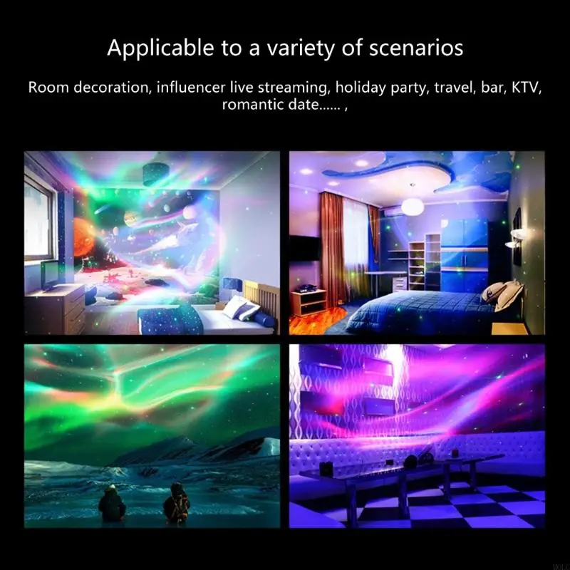 Molc Creative Round Night Light Projection Light Unique Chadow Lighting Texture Plastic Texture adaptée aux ambiances