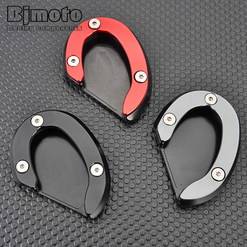 Side Stand Enlarger Plate Kickstand Pad For Triumph Bonneville Speedmaster Bobber T100 T120 2020 2019 2018 2017 2016