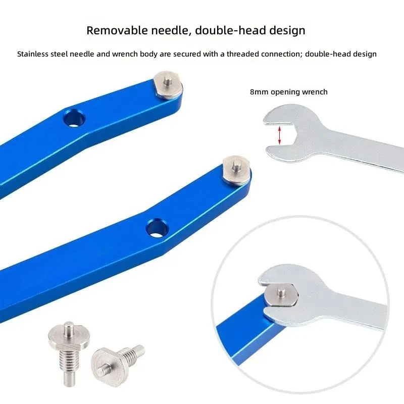 for Bicycle Pin Hook Wrench DUB Crank Cover Removal Tool Motorcycle Shock Absorption Oil Seal Seat Maintenance