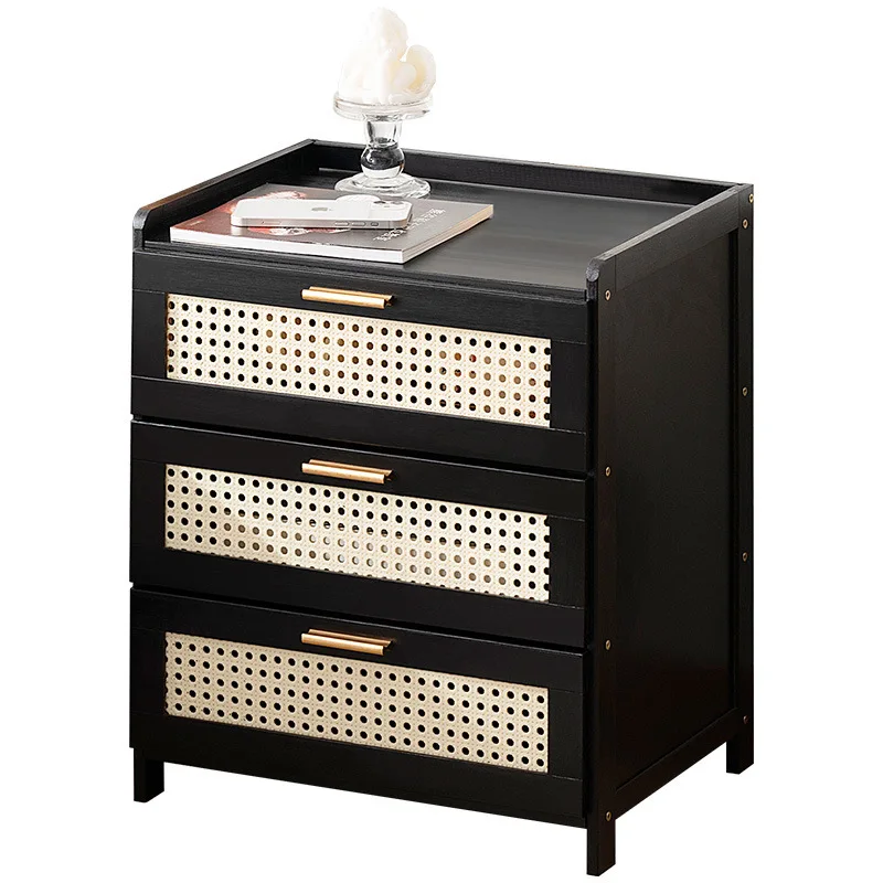 Bedside table Modern simple small shelf Creative small table for rental room