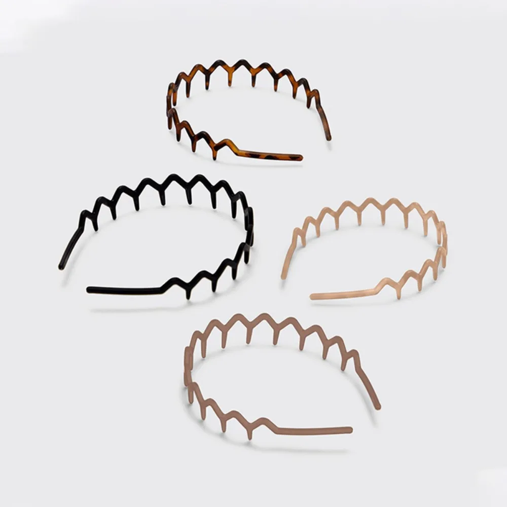 New Headband Hair Comb Zigzag Band Notched Headband Woman Man Girl Birthday Gift Rescue Broken DIY Hair Accessories Заколки
