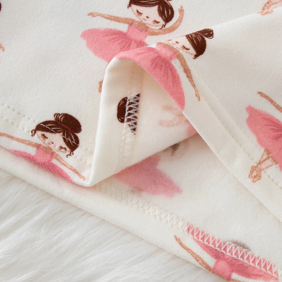 2-teiliges Kinder-Set mit warmem Frühlings-/Herbst-Cartoon-Print, modisch, geeignet für Jungen und Mädchen, lässig und bequem. – Detail 10