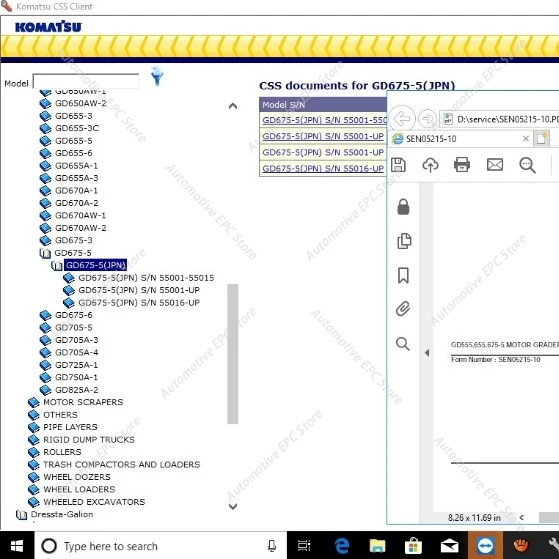 

ДЛЯ нового каталога электронных запчастей Komatsu Linkone CSS Parts Book Viewer 5.11 2022 (КОМПЛЕКТНЫЙ НАБОР) ПОЛНЫЕ МОДЕЛИ для глобального рынка