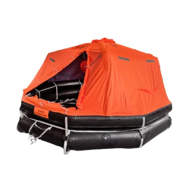 

New Standard for Marine Life Raft Inflatable Throwing Can Be and Self-righting