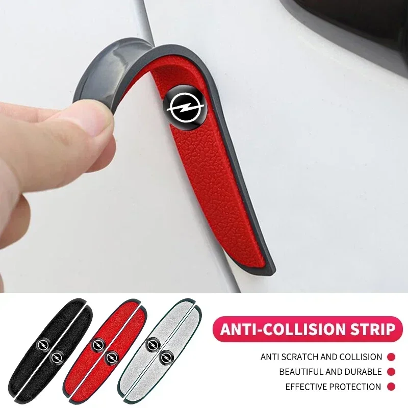 

4PCS Car Door Anti-collision Bumper Strip Protective Sticker For Opel Astra Insignia Corsa Zafira Meriva Mokka Vivaro Vectra