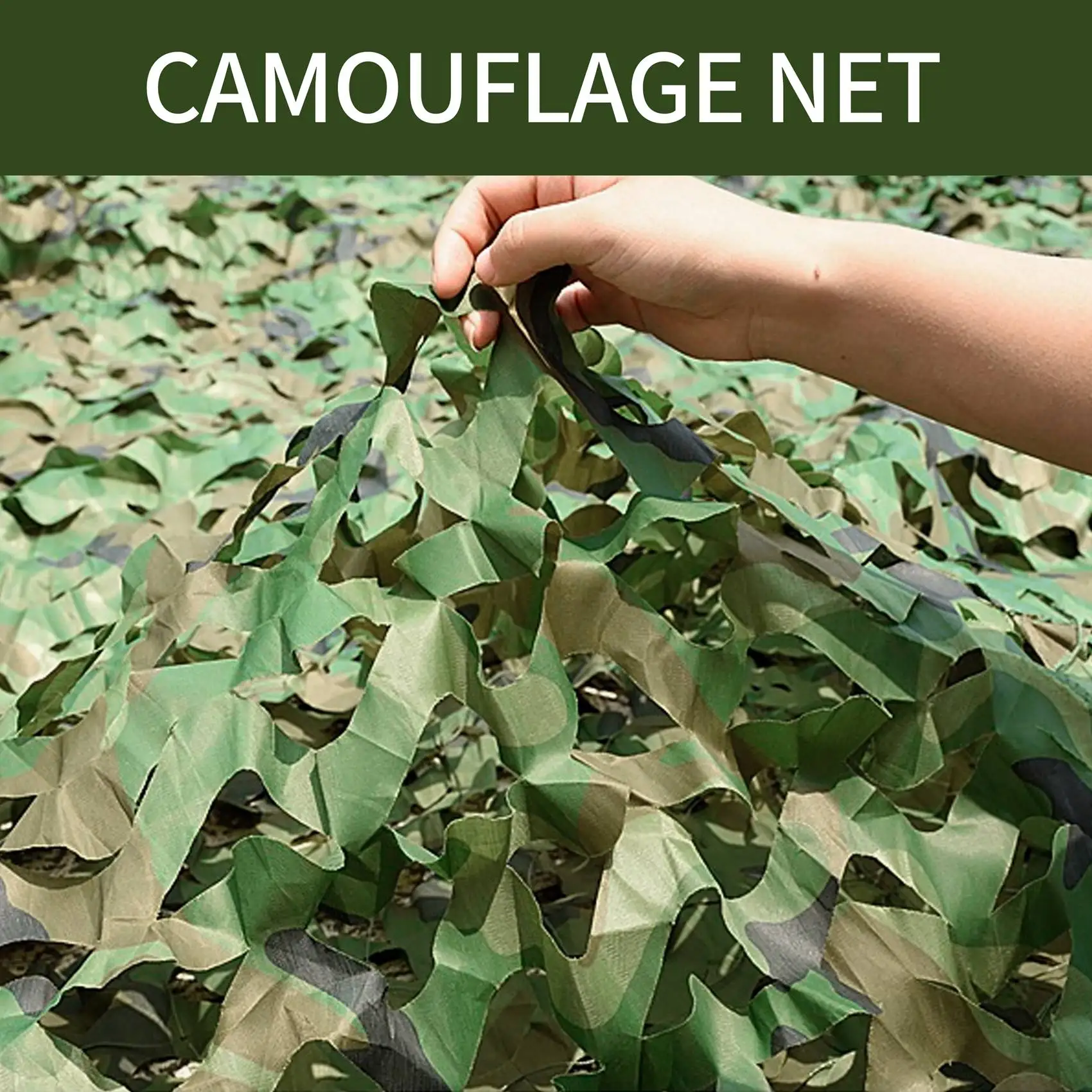 Cobertura líquida da camuflagem da floresta para a caça, tiro, acampamento, exército, 39x78 ", 1m x 2m