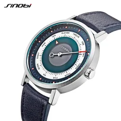 SINOBI-relojes deportivos creativos para hombre, pulsera de cuarzo, informal, militar, luminoso, resistente al agua, envío directo