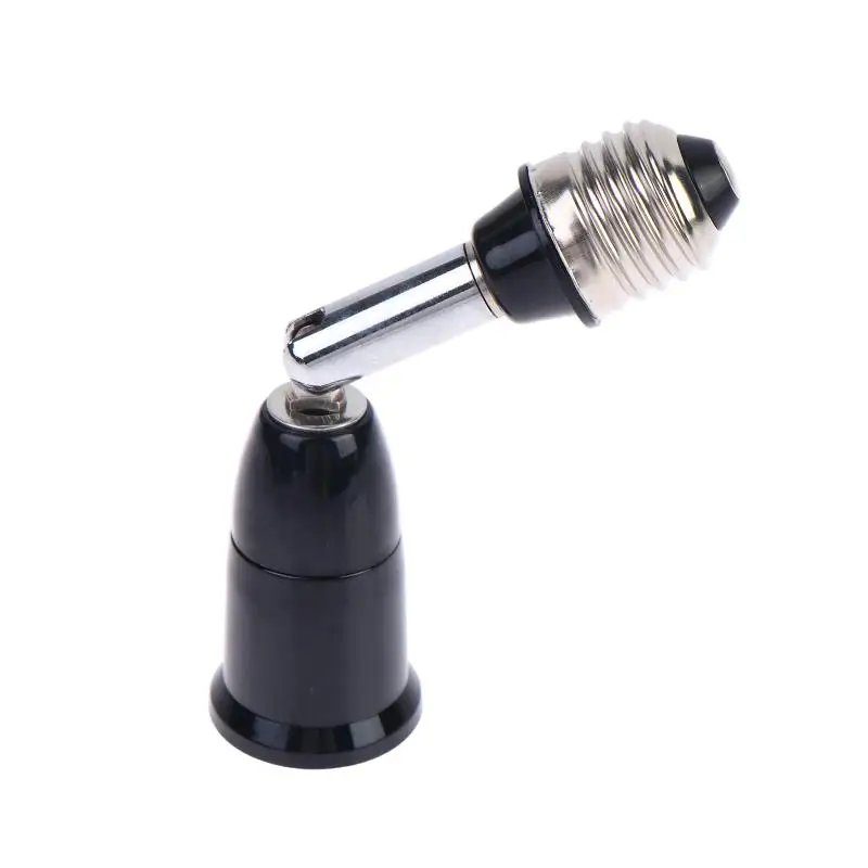 Hoyytu E27 to E27 Bulb Socket Adapter 1Pc Flexible Extension Lamp Holder Stable for Studio Photography Fill Light Adjustment