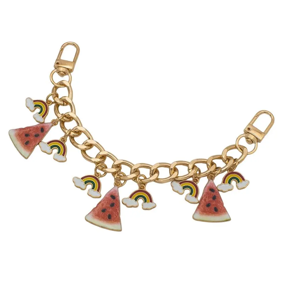 Metal Purse Extender Chain Cherry Butterfly Length Adjustment Bag Charm Chain Versatile Beautiful Purse Charms for Crossbody Bag