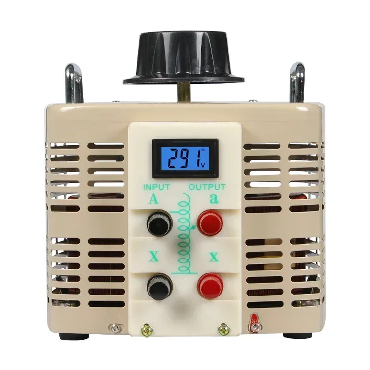 TDGC2-5KVA Digital Display Variacs, Variable AC Output Transformer , Voltage Regulator Single Phase Contact Type Regulators