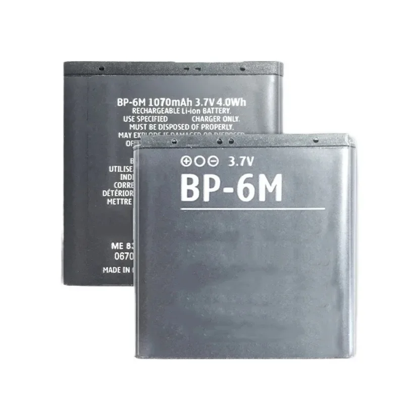 Новый сменный аккумулятор BP-6M 1100 мАч 3,7 В для NOKIA N93 N73 9300 6233 6280 6234 6288 9300I N77 6151 6290 N93S 6282 3250