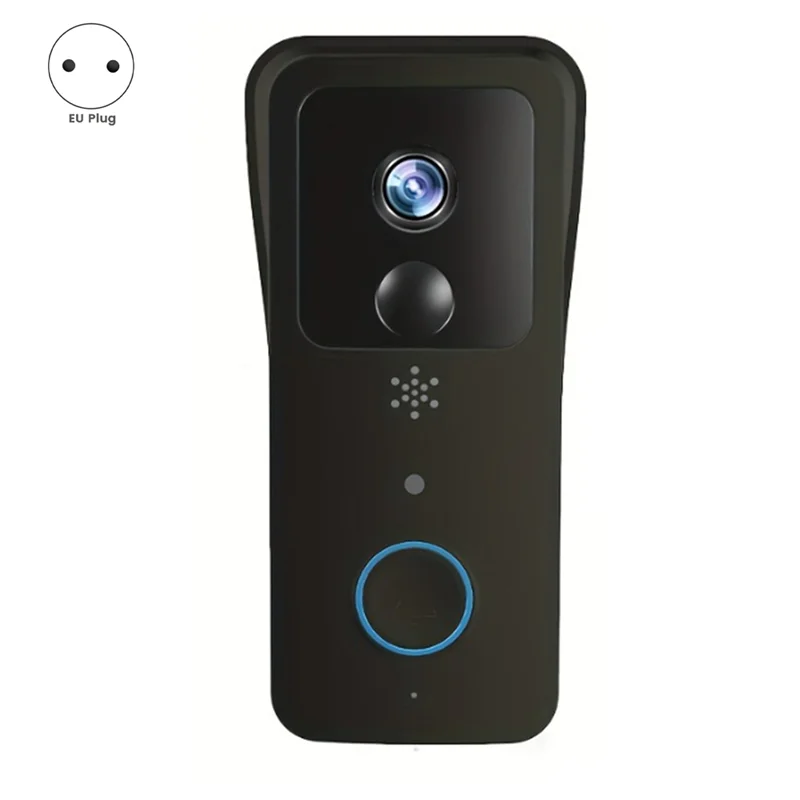 A37T-Tuya T32 Smart 1080P Wireless Video Doorbell With 5G Dual-Band Intercom, WIFI, Night Vision EU Plug